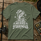 Fishmas T-Shirt in Military