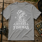 Fishmas T-Shirt in Grey