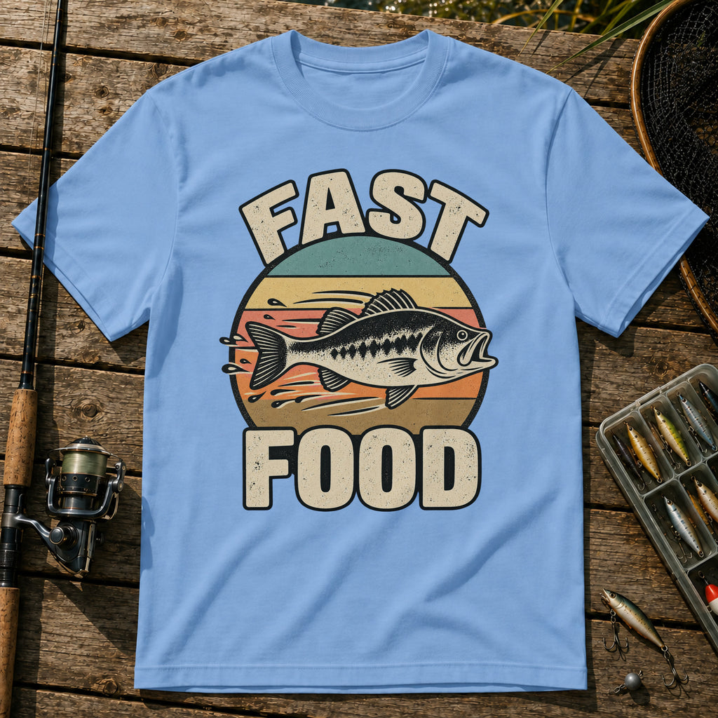 Fast Food T-Shirt in Blue