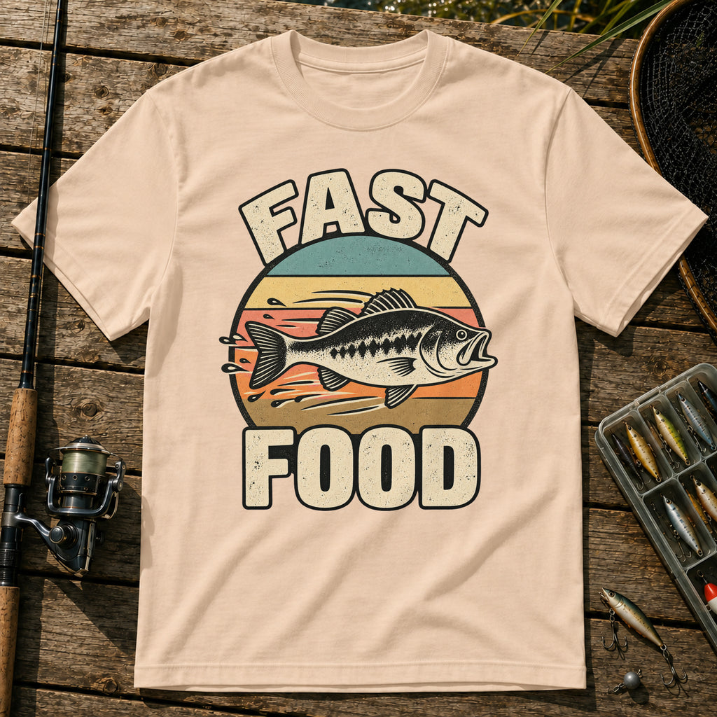 Fast Food T-Shirt in Cream