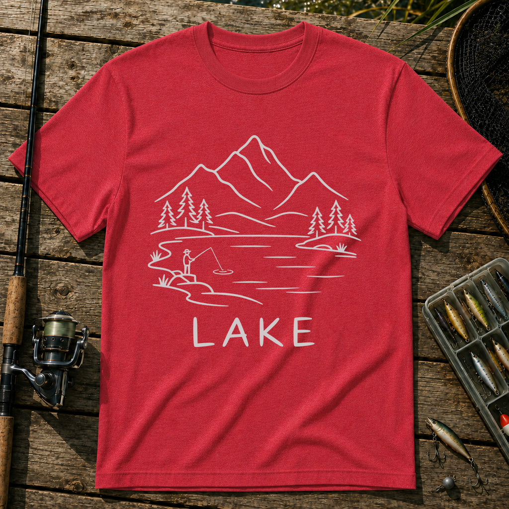 Lake T-Shirt in Red