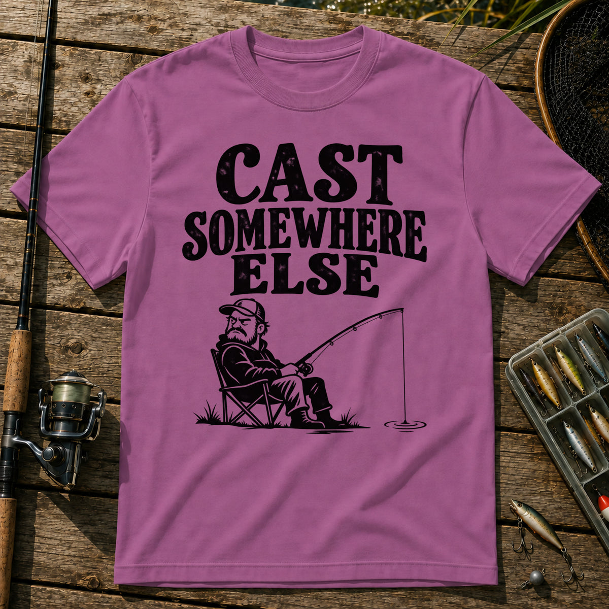 Somewhere Else T-Shirt in Berry