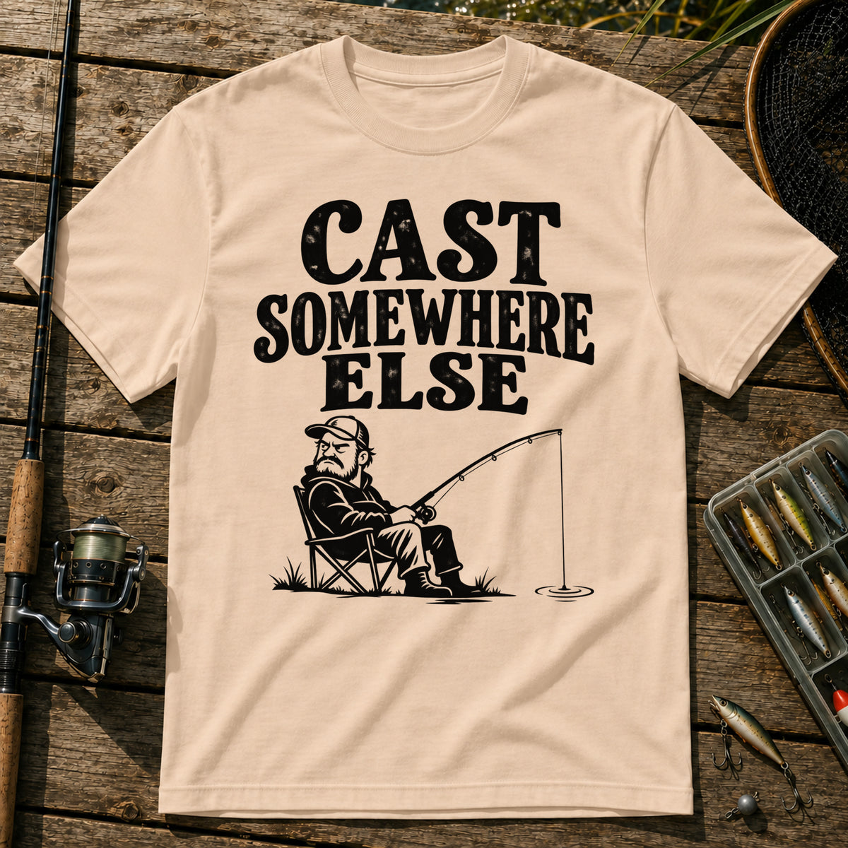 Somewhere Else T-Shirt in Cream