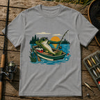 Vibing On Boat T-Shirt in Grey