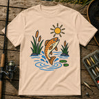 Jumping Fish T-Shirt in Cream