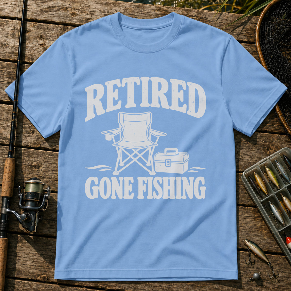 Retired T-Shirt in Blue