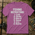Instructions T-Shirt in Berry