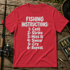 Instructions T-Shirt in Red