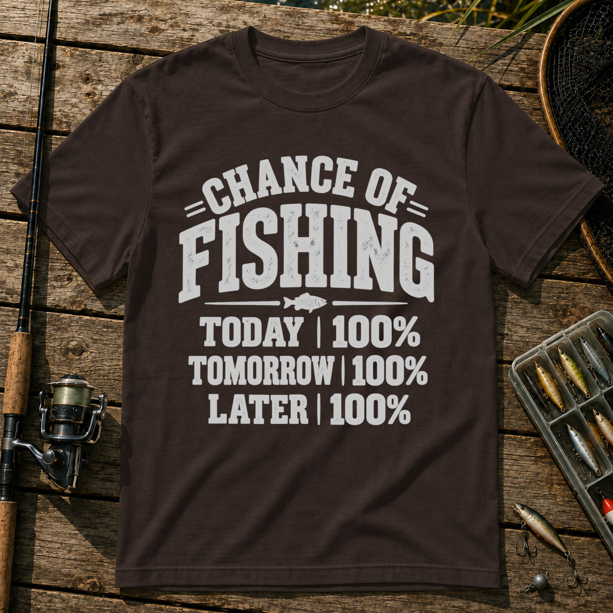 Good Chance T-Shirt in Brown
