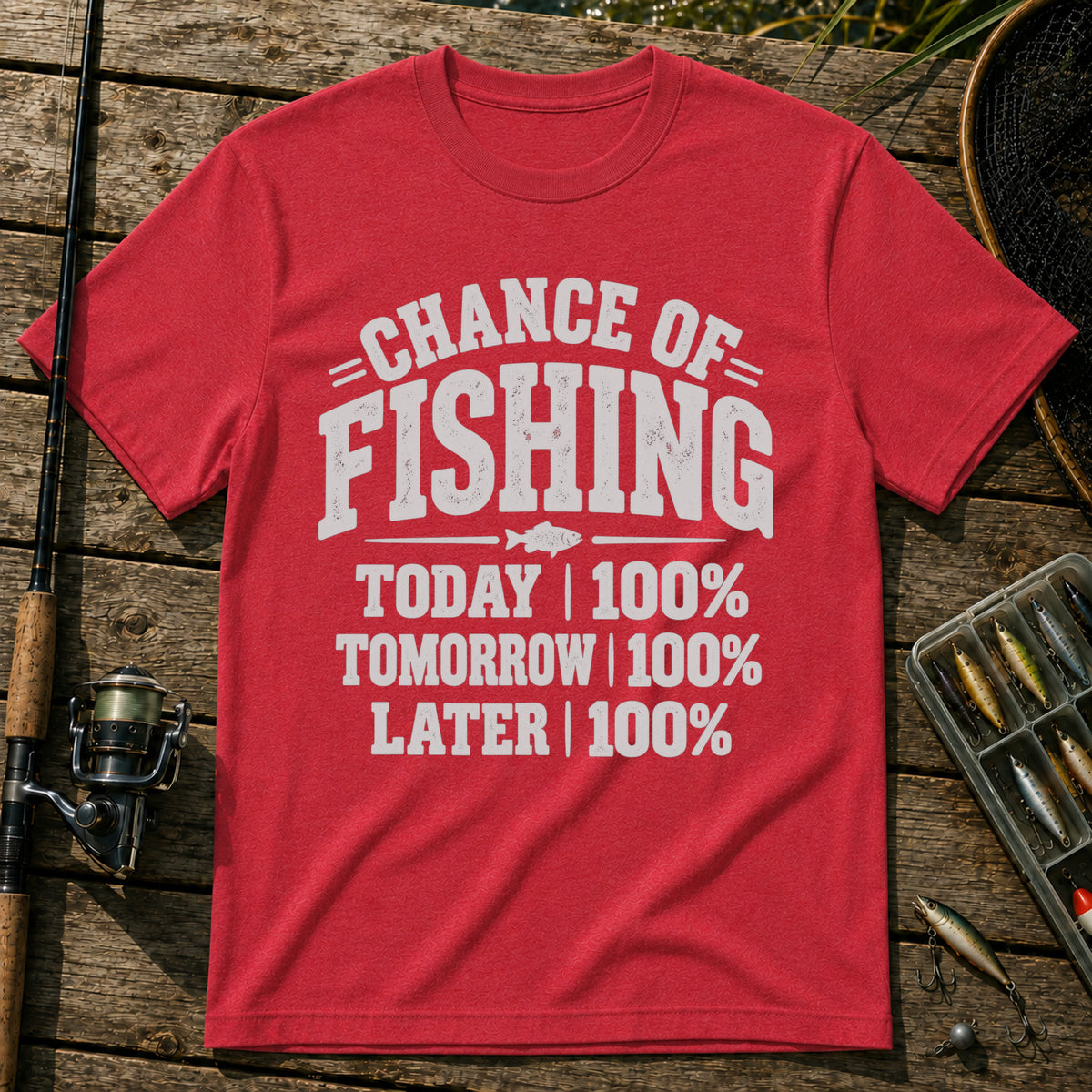 Good Chance T-Shirt in Red