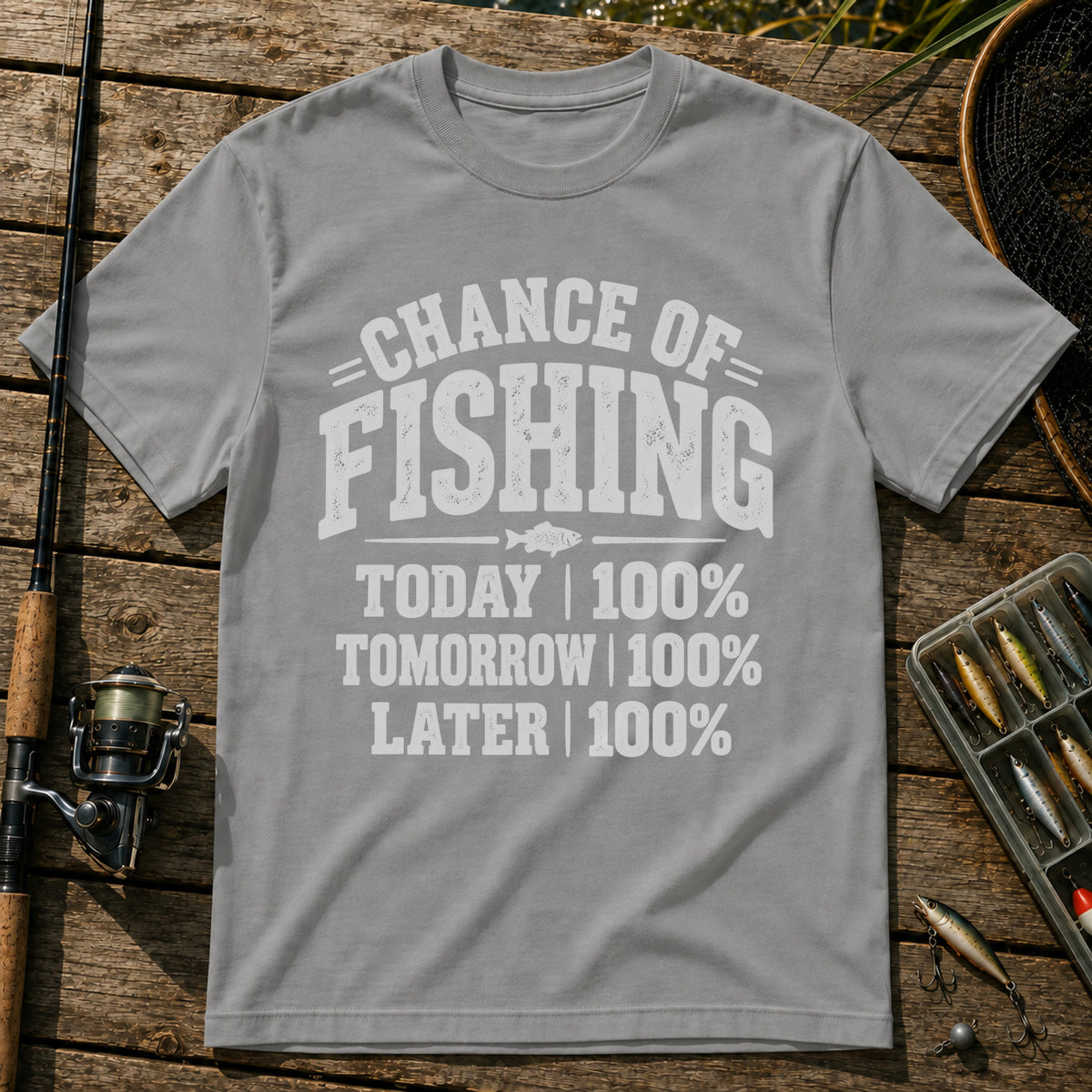 Good Chance T-Shirt in Grey