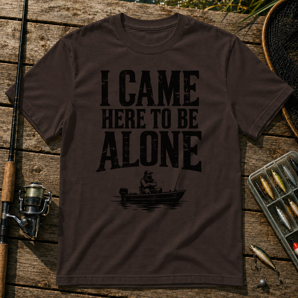 Be Alone T-Shirt in Brown