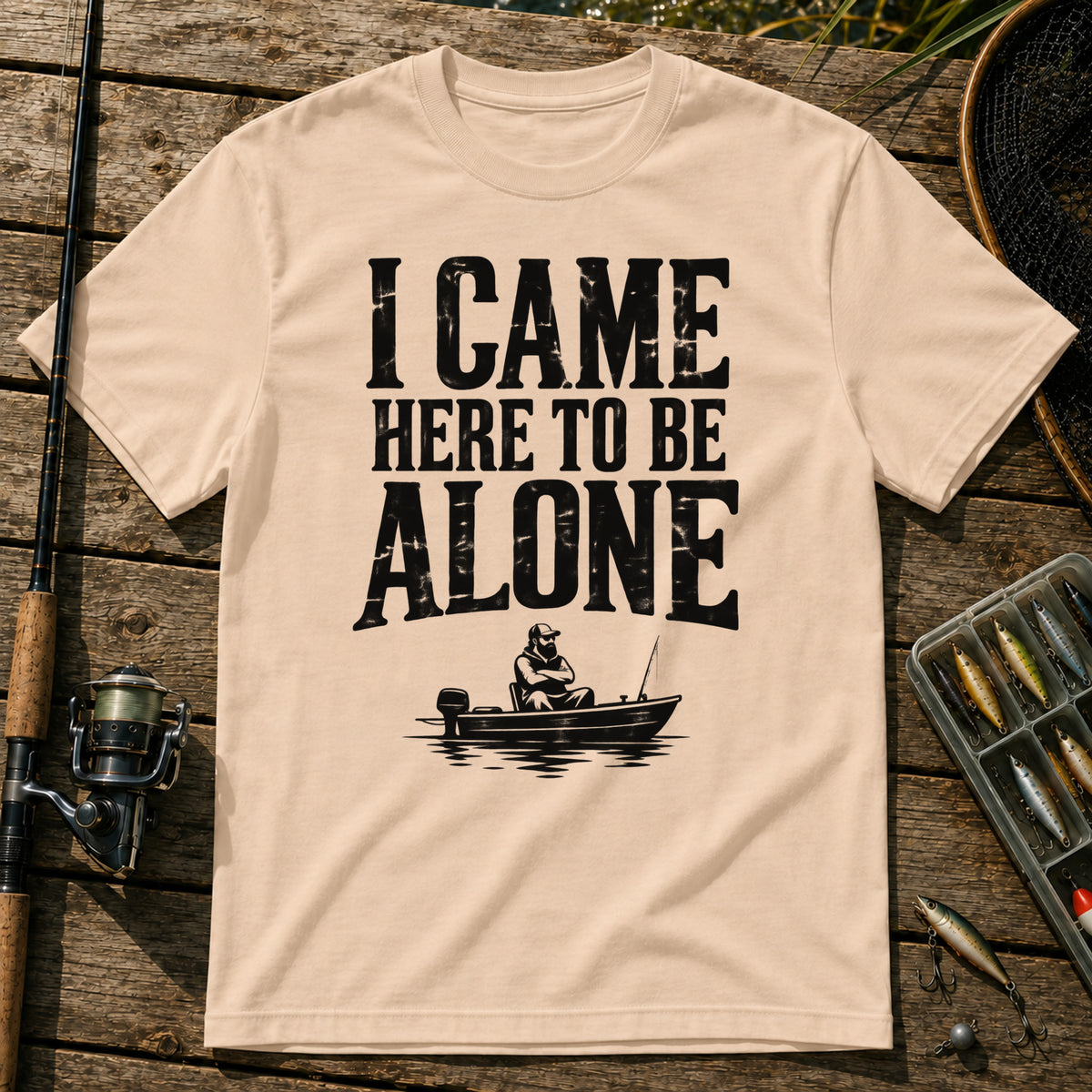 Be Alone T-Shirt in Cream