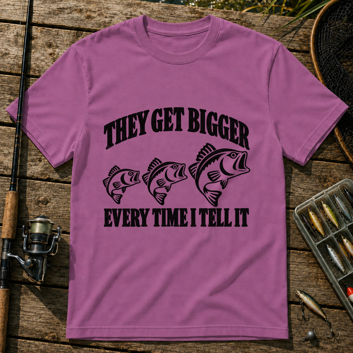 Get Bigger T-Shirt in Berry