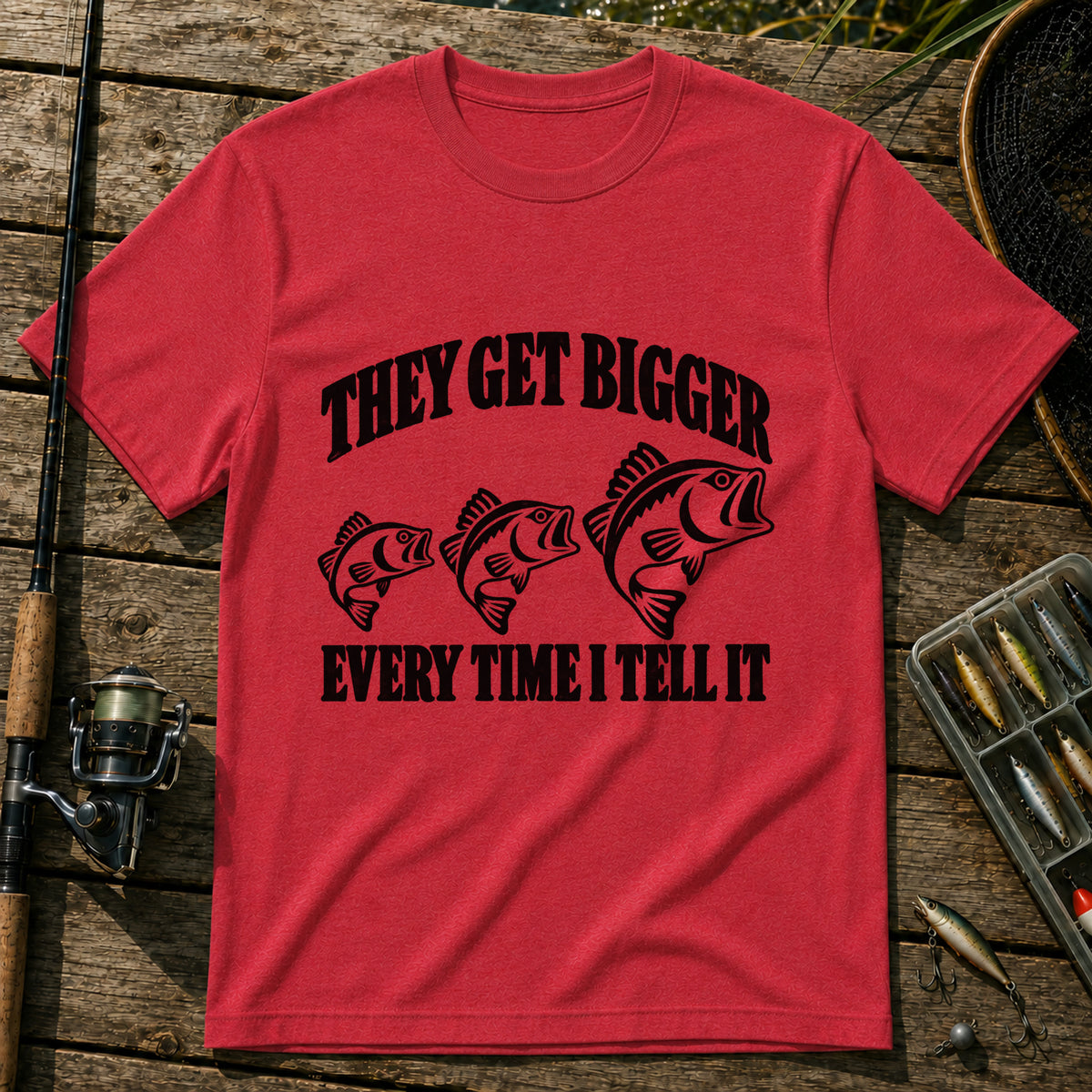 Get Bigger T-Shirt in Red
