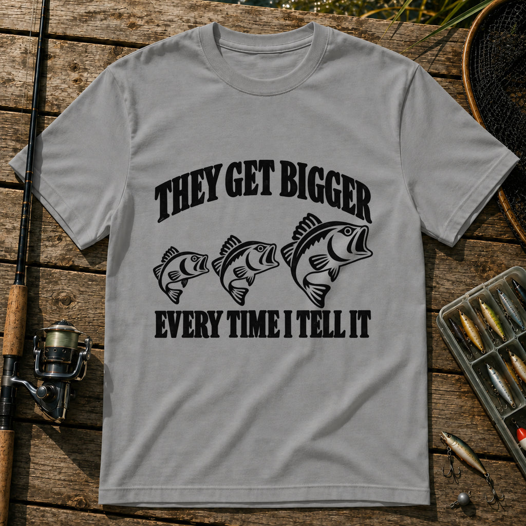 Get Bigger T-Shirt in Grey