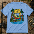 Lying Down T-Shirt in Blue