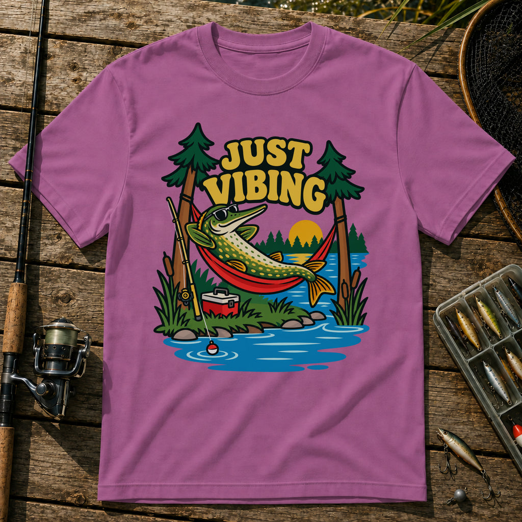 Lying Down T-Shirt in Berry