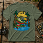 Lying Down T-Shirt in Military