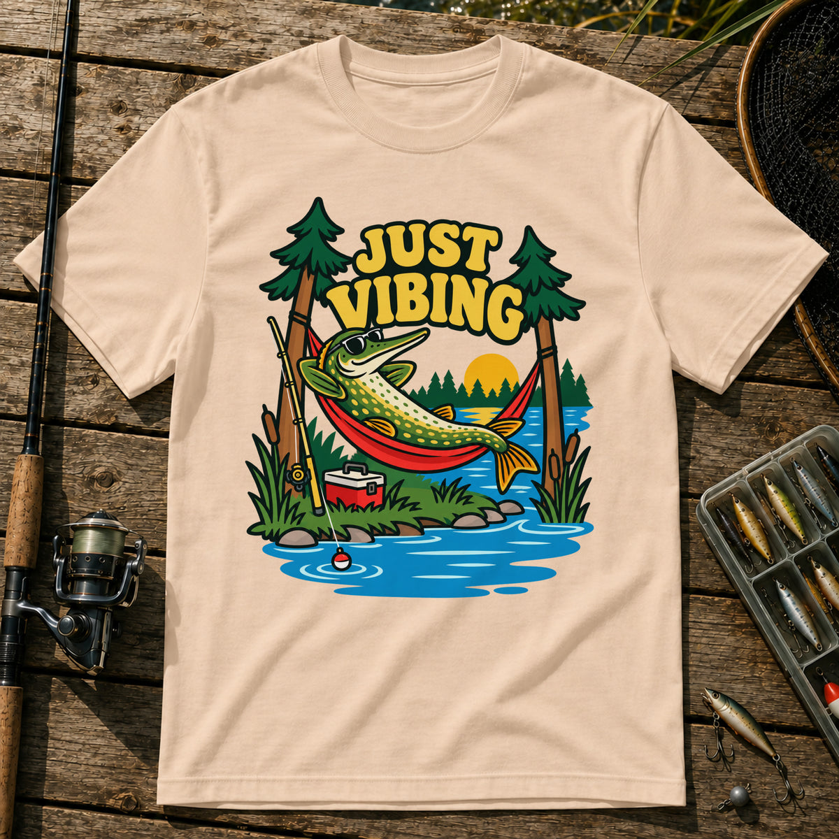Lying Down T-Shirt in Cream