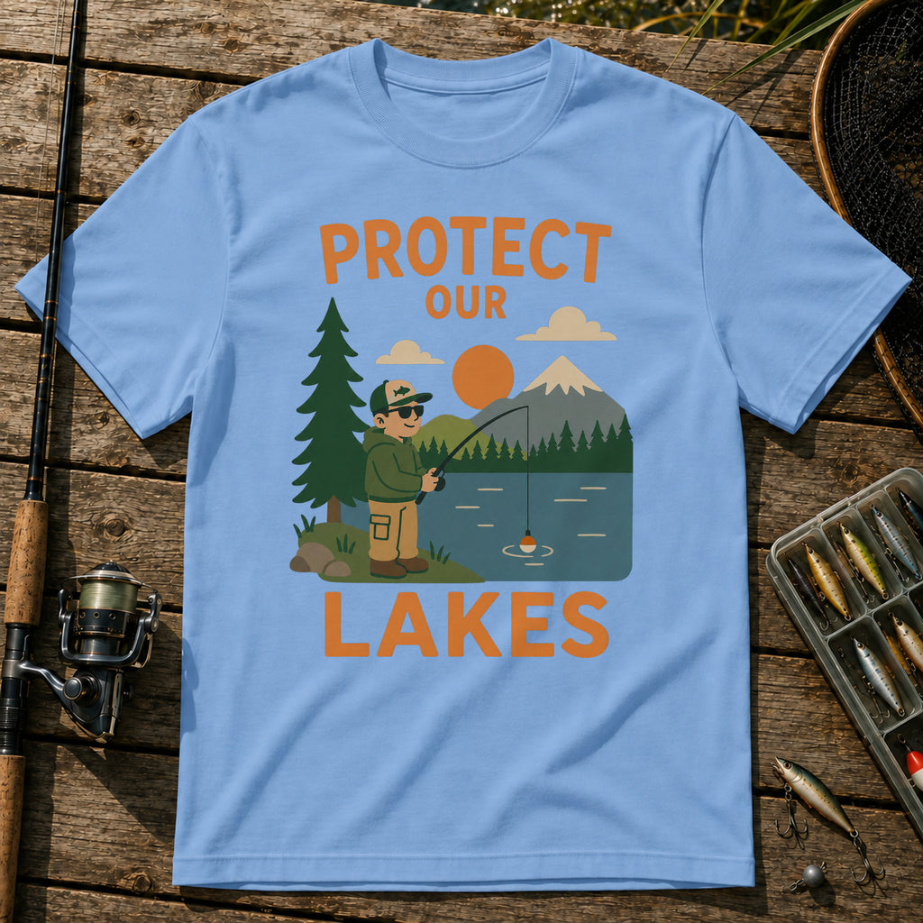 Protect Our Lakes T-Shirt in Blue
