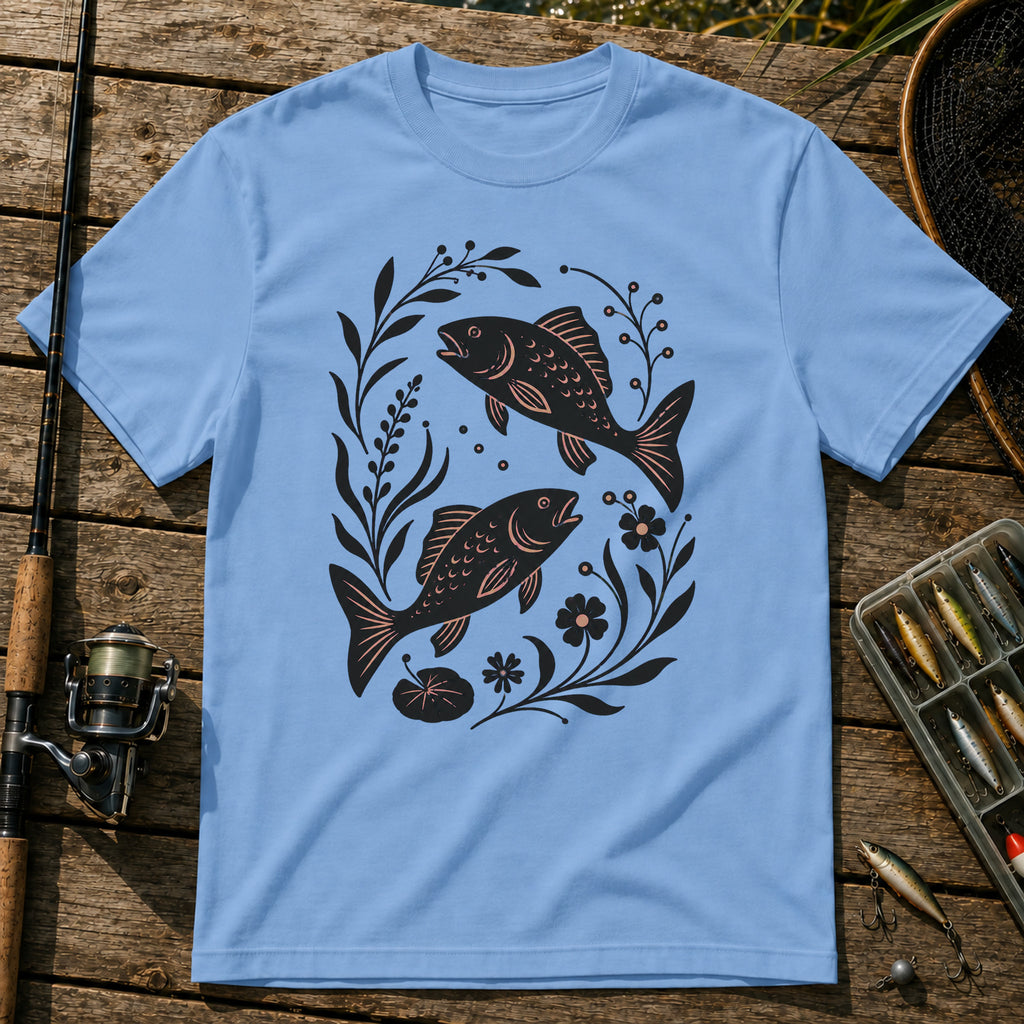 Flower Fish T-Shirt in Blue
