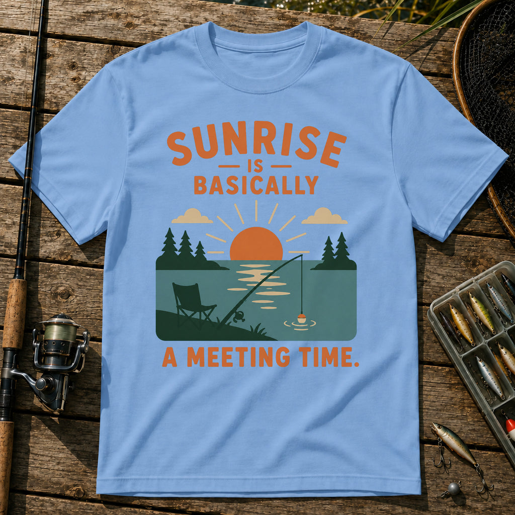 Sunrise Meeting T-Shirt in Blue