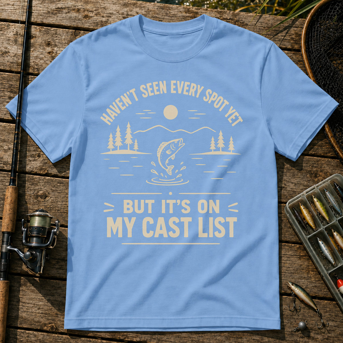 My Cast List T-Shirt in Blue