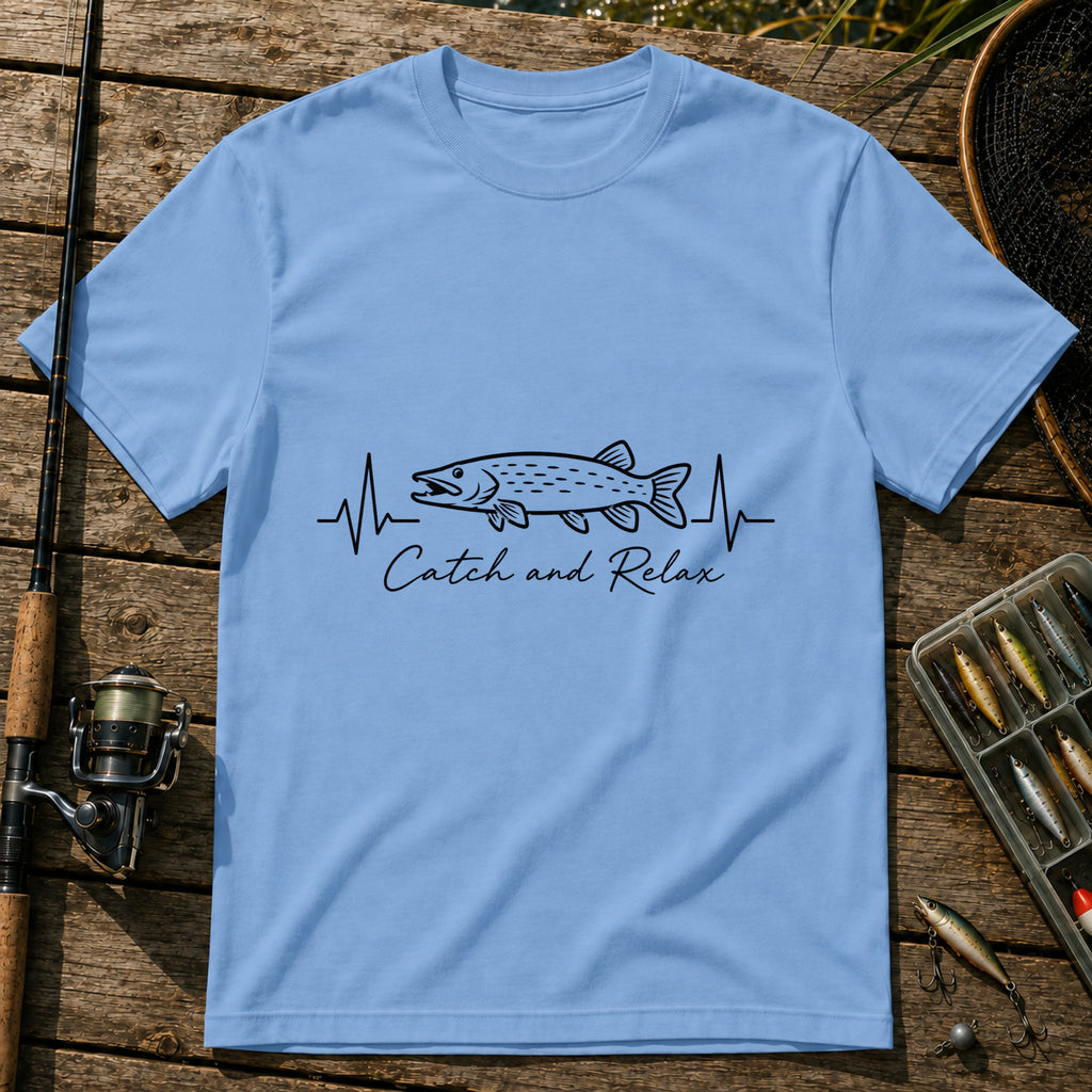 Ctach and Relax T-Shirt in Blue