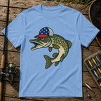 Pike US Hat T-Shirt in Blue