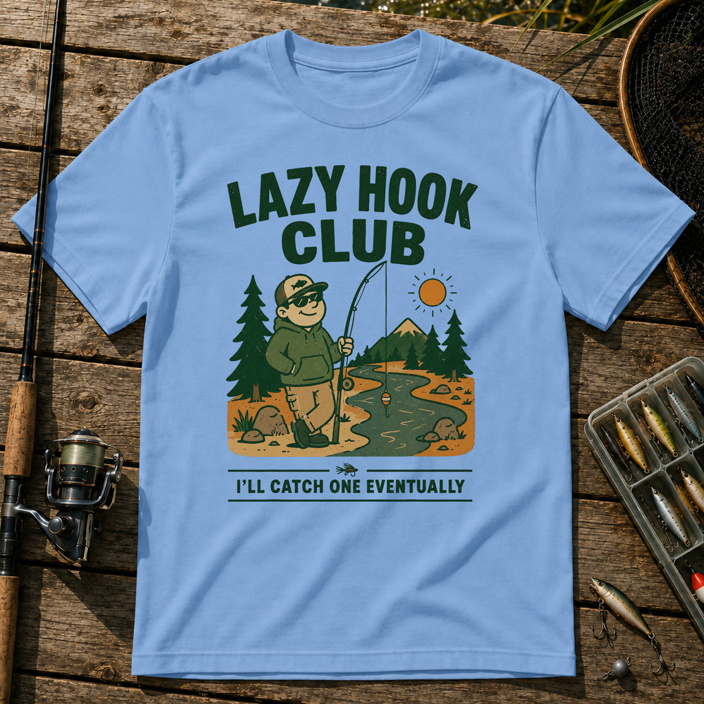 Fishing in Nature T-Shirt in Blue