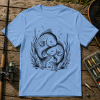 Cuddling Fish T-Shirt in Blue