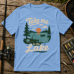 Take Me To The Lake T-Shirt in Blue