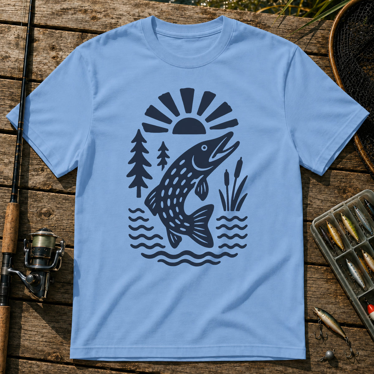 Pike T-Shirt in Blue