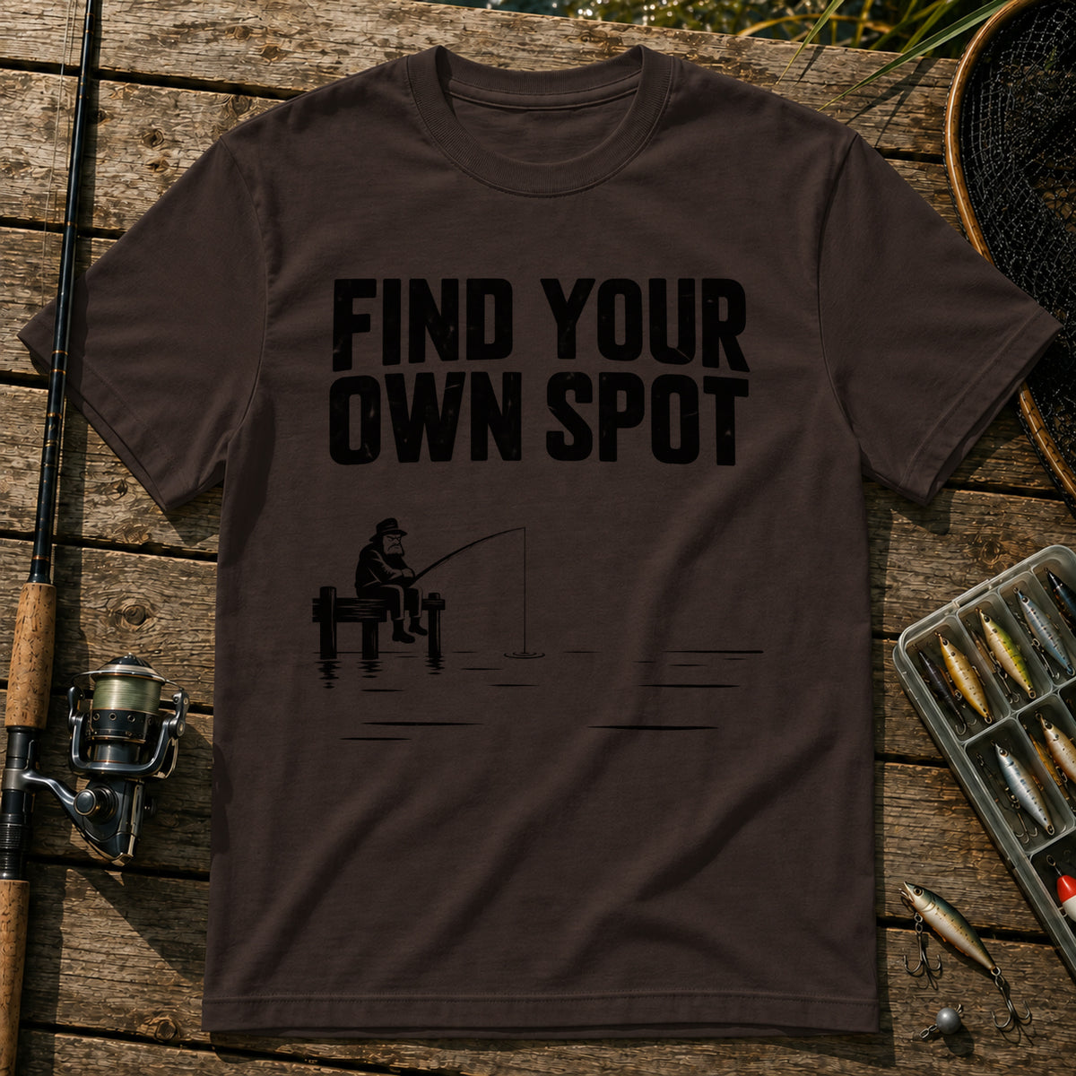 Own Spot T-Shirt in Brown