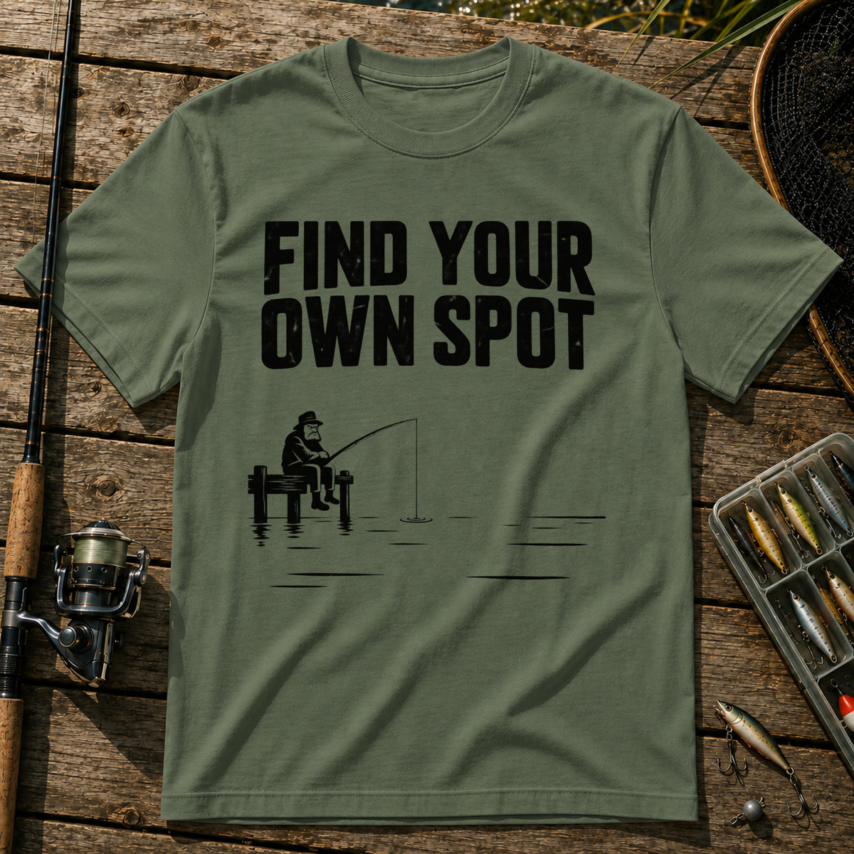 Own Spot T-Shirt in Military