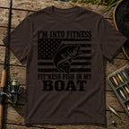 Fitness US T-Shirt in Brown