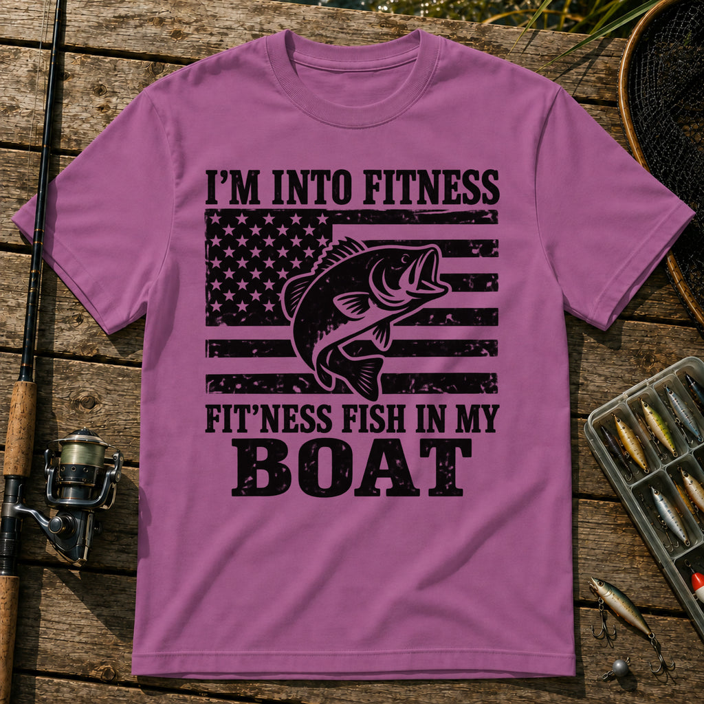 Fitness US T-Shirt in Berry