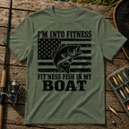 Fitness US T-Shirt in Military