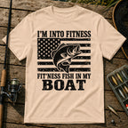 Fitness US T-Shirt in Cream