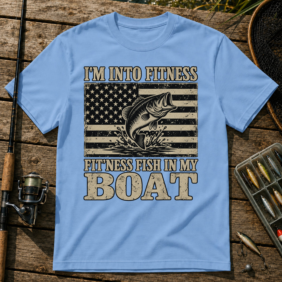 Fitness T-Shirt in Blue