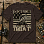 Fitness T-Shirt in Brown