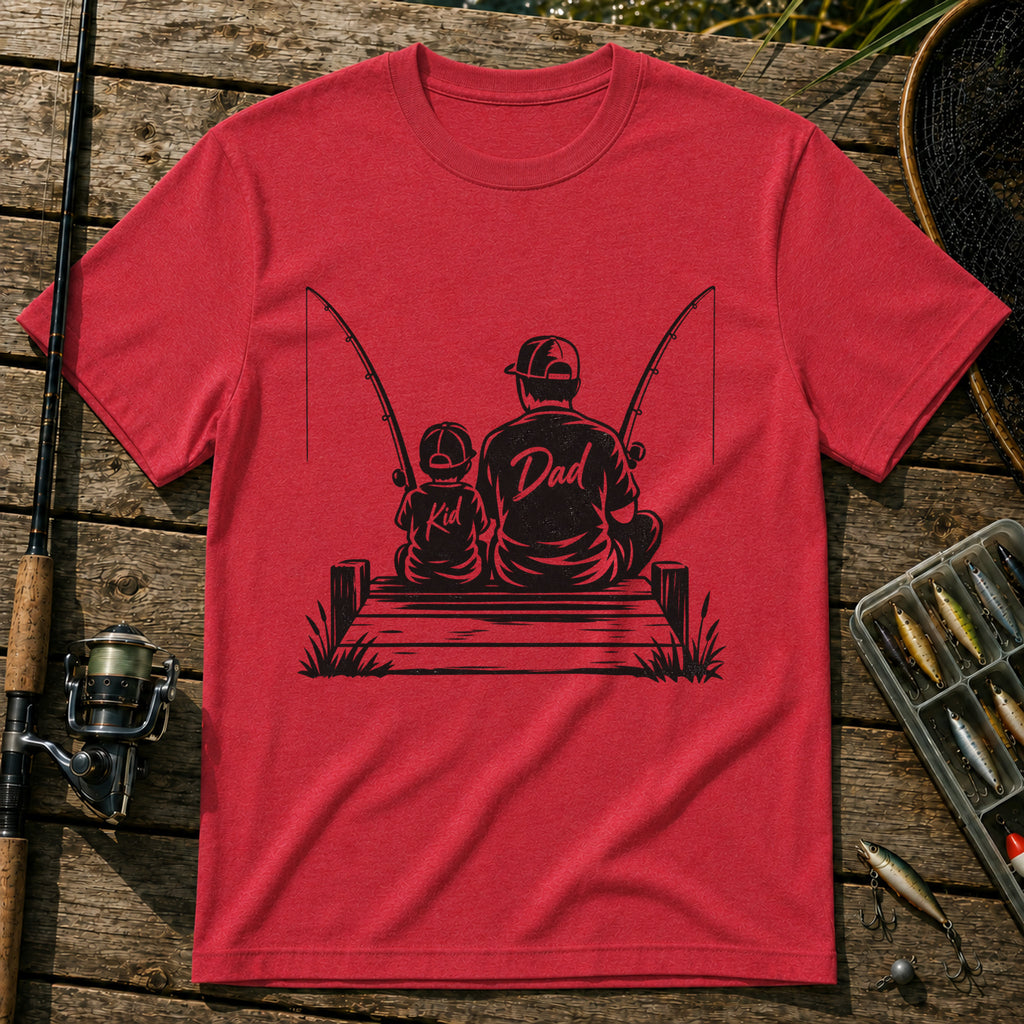 Dad and Kid T-Shirt in Red