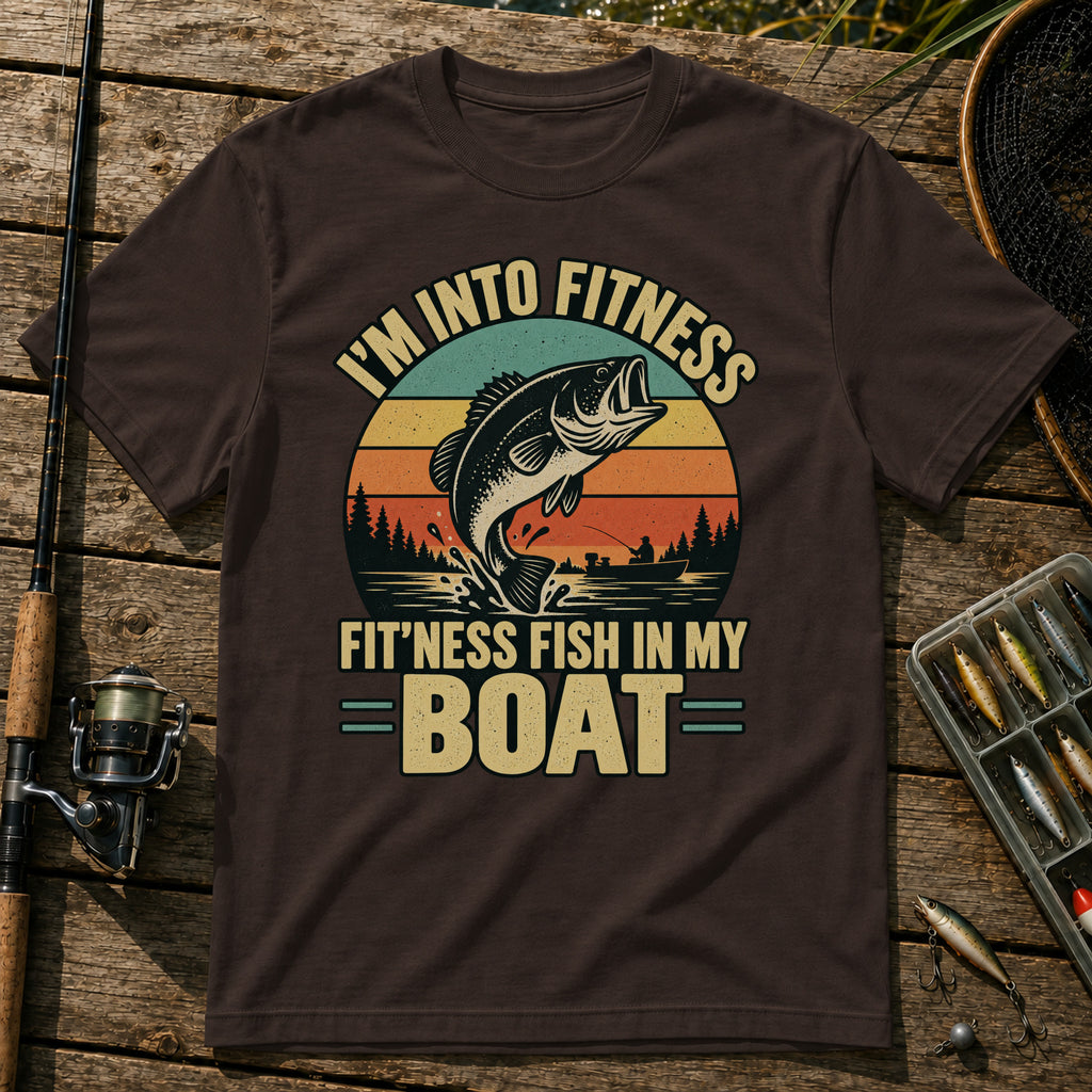 Into Fitness T-Shirt in Brown