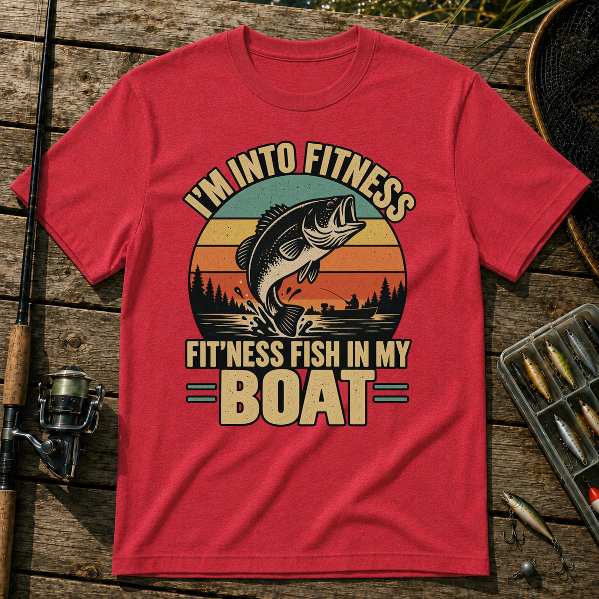 Into Fitness T-Shirt in Red