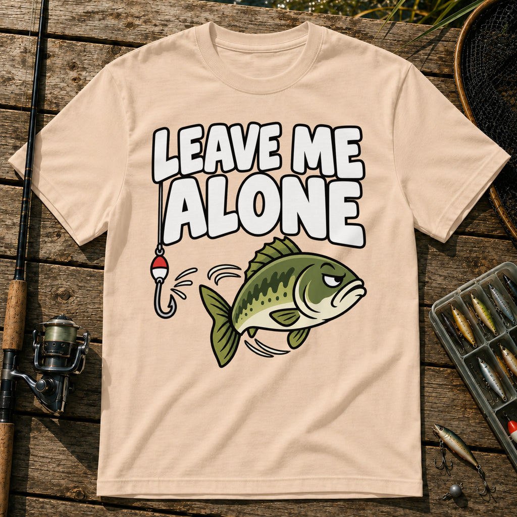 Fish Leave Alone T-Shirt in Cream