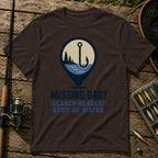 Missing Dad T-Shirt in Brown