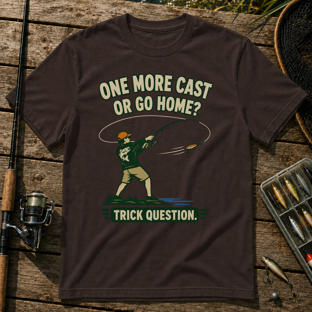 Trick Question T-Shirt in Brown