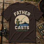 Faster Casts T-Shirt in Brown
