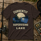 Supervising Lake T-Shirt in Brown